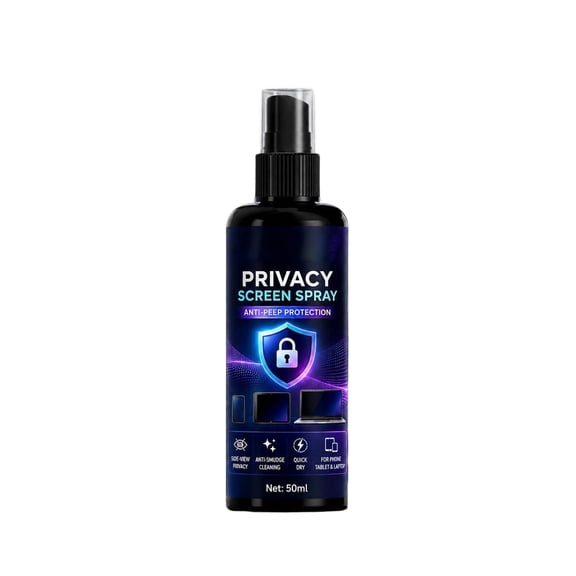 50ml Screen Privacy Spray, Peeping Coating Film Protector, Hydrophobic Invisible Shield for Phone Laptop