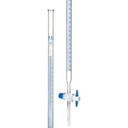 50ml Shellbach Glass Burette - Class A - PTFE Stopcock - Eisco Labs