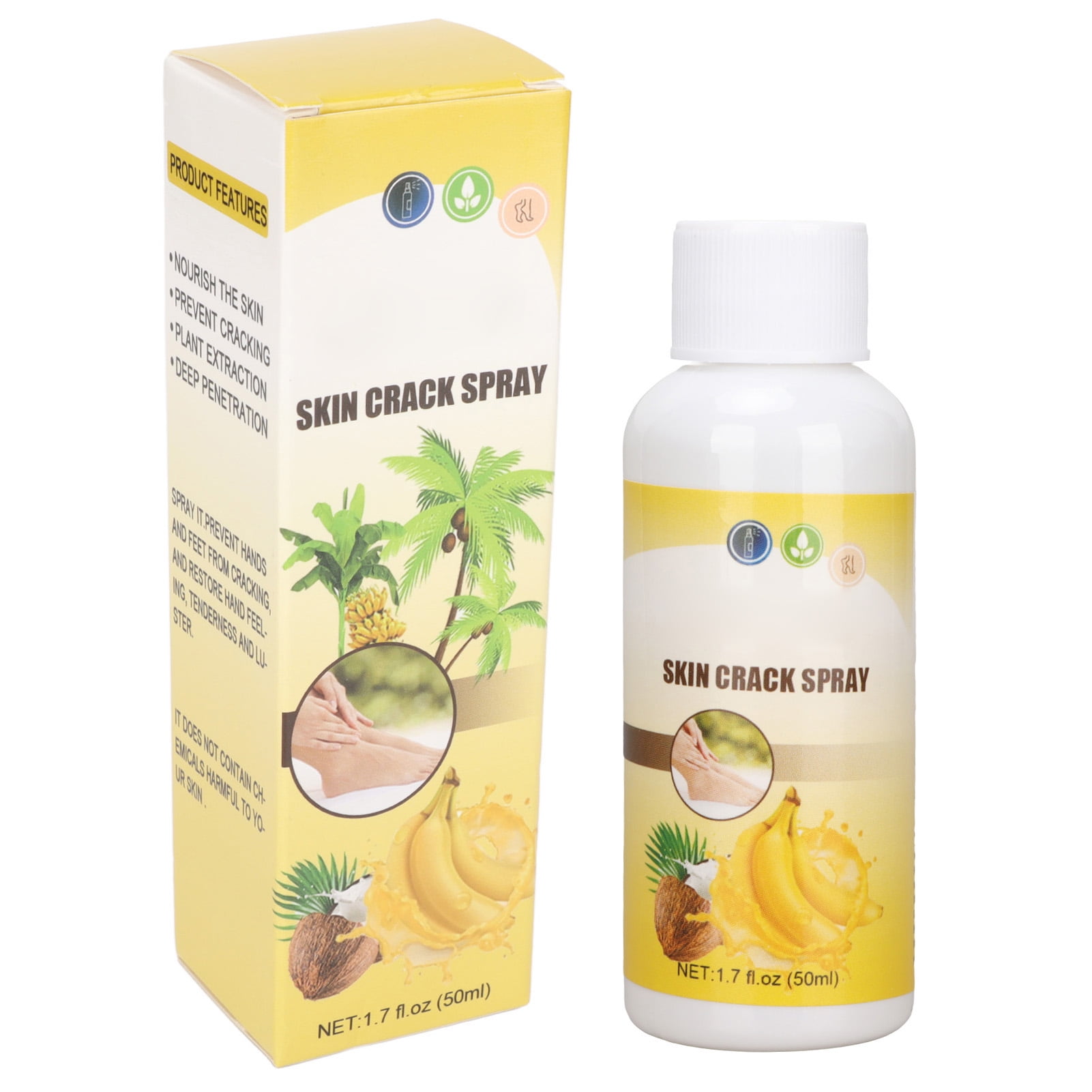 50ml Skin Cracked Spray Foot Exfoliating Spray Winter Moisturizing