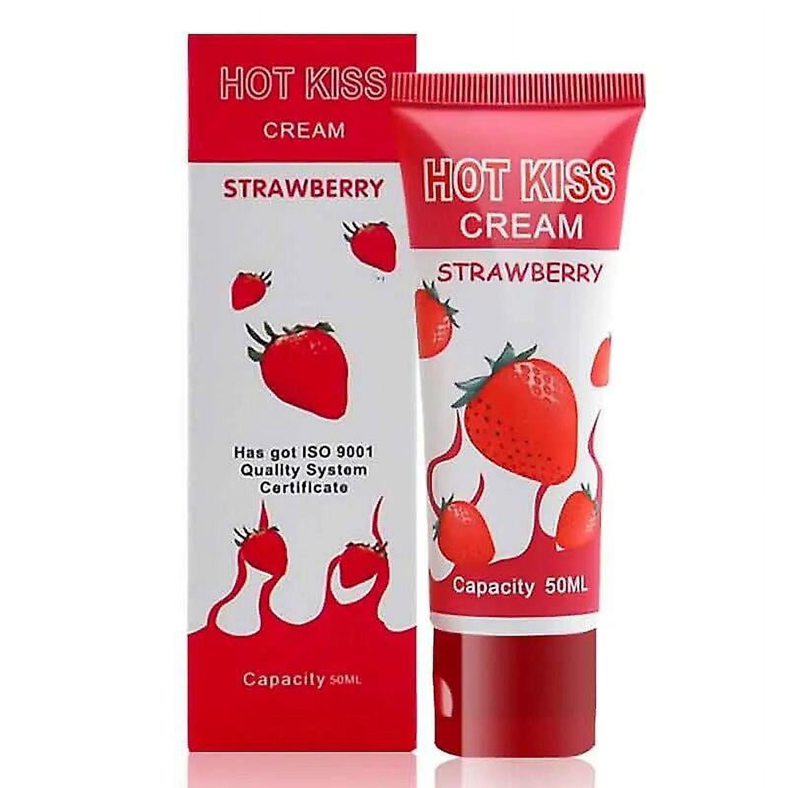 50ml Strawberry Cream Fruit Flavor Edible Lubricant For Anal Vaginal