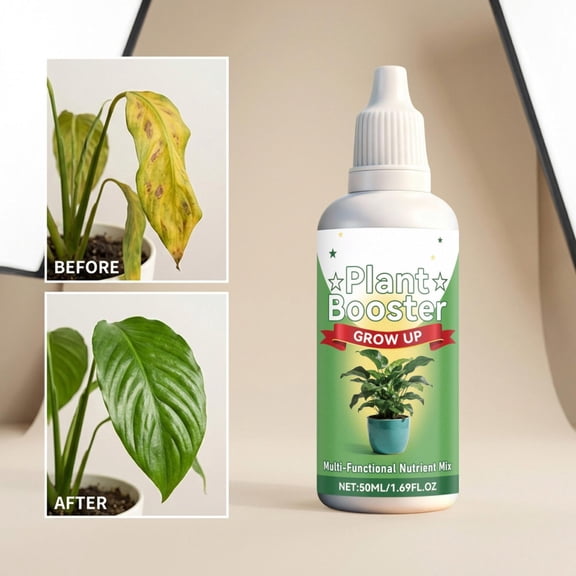 50ml Useful House-plant Prop Drops - Plant Growth Promote Root Growth Promoter Supports Stronger, Healthier Plants Easy to Use Liquid Formula for Water & Soil Growth