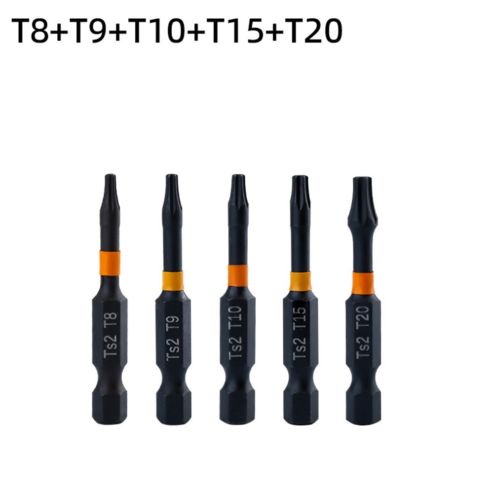 Sprießen Torx-Bit-Set 10-tlg. – T10 Bis T40, 50 Mm, Magnetisch, 1/4" Sechskant Für Schrauber
