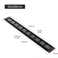thumbnail image 1 of 50mm Aluminium Rectangular Cabinet Wardrobe Air Vent Grille Ventilation-Cover, 1 of 4