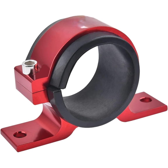 50mm Fuel Filter Mounting Bracket, Fuel Pump Clamp Holder Red