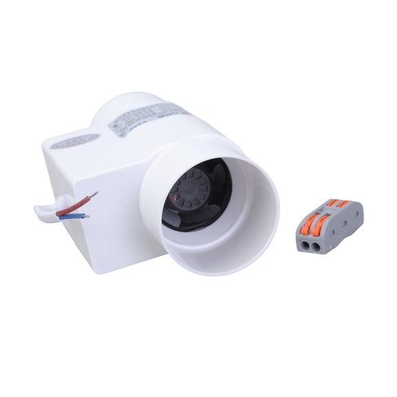 50mm 12W Extractor Fan Low Noise Inline Duct Hydroponic Air Blower Exhaust Fan for Home Bathroom Grow Room Ventilation