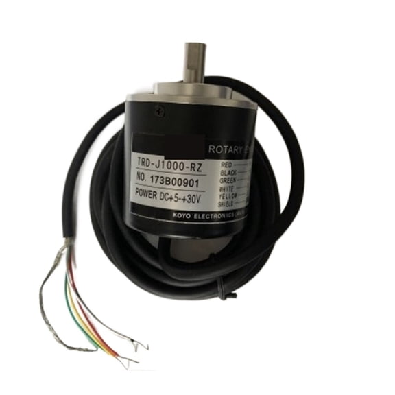 50mm Incremental Optical Rotary Encoder 8mm Shaft TRD-J500-RZ Resolution 100 200 360 500 1000 Pulse Push Pull Output ,Compatibility - 100PPR_A