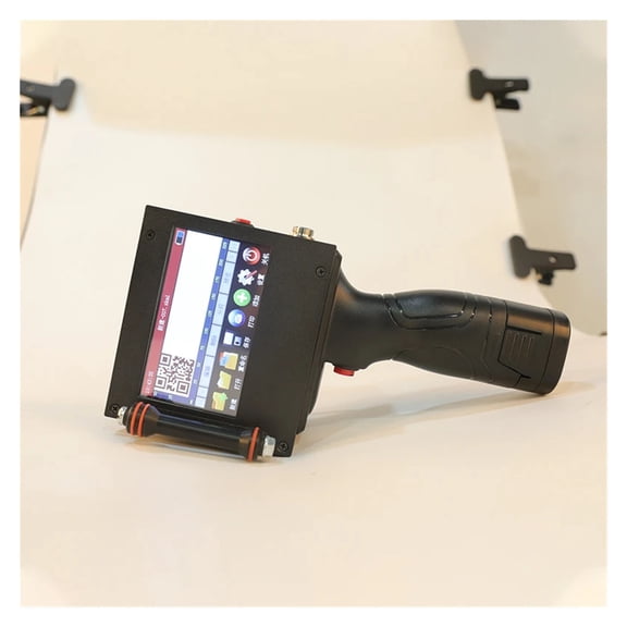 50mm Label Printer P50 QR Bar Batch Code Date Number Logo Expiry Date Handheld Inkjet Printer 25 Languages Portable
