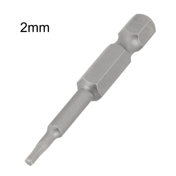 50mm Magnetic Hexagon Screwdriver Bit Alloy Steel 1/4" Hex Shank Screwdriver Screw Driver Impact-Driver Drill Hand Tools 2mm