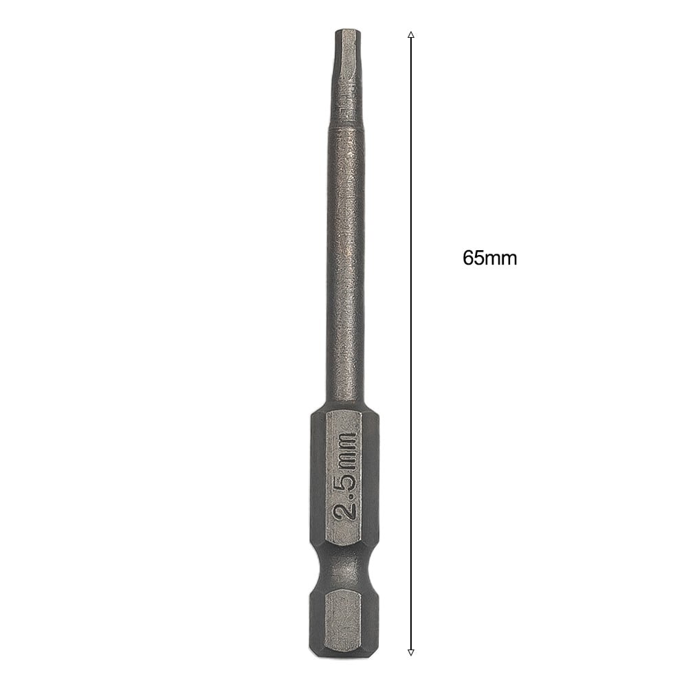 50mm Magnetic Hexagon Screwdriver Bit Alloy Steel 1/4