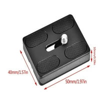 50mm Metal Quick Release Plate with 1/4''-20 Camera Screw Tripod Mount Plate Fits Standard for DSLR Camera Tripod Ball Head