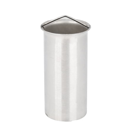 50mm Motorcycle Exhaust Pipe Baffle Muffler Baffle Noise Eliminator Silver Tone