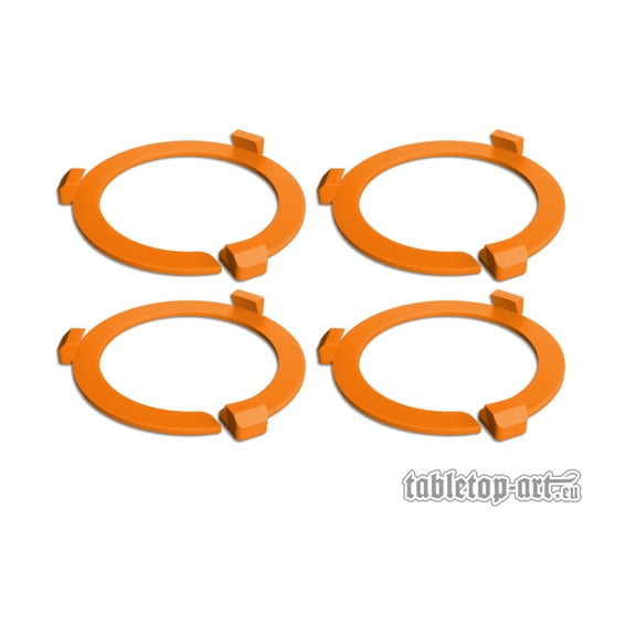 Tabletop Art 50mm Orange Markers (4) New