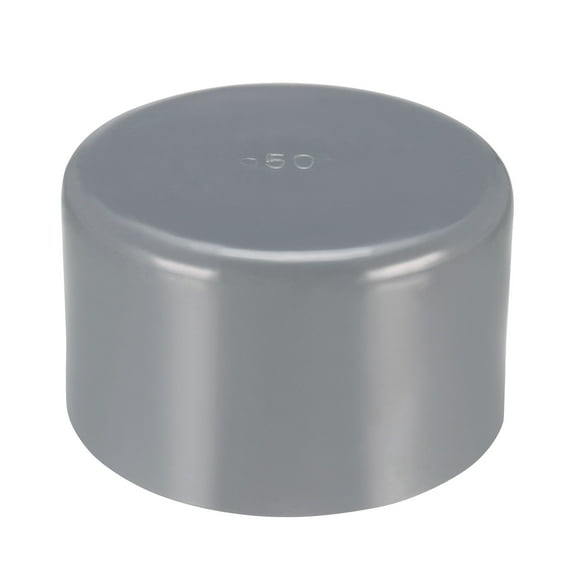 50mm Pipe Cap Fitting, Slip End Caps DWV(Drain Waste Vent) Gray 4Pcs