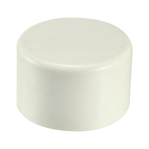 50mm Pipe Cap Fitting, Slip End Caps DWV(Drain Waste Vent) White 2Pcs