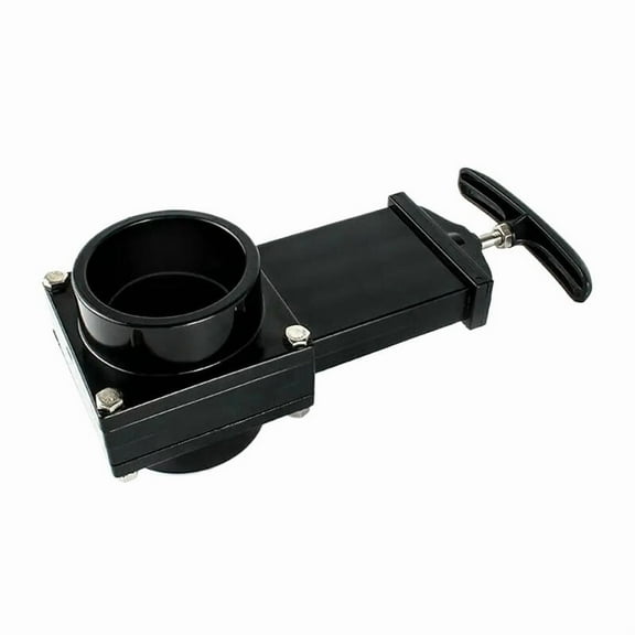 50mm RV Knife Water Gate Valve Flow Van Sewer Hose Plastic Exterior Home Accessories Caravan Drain