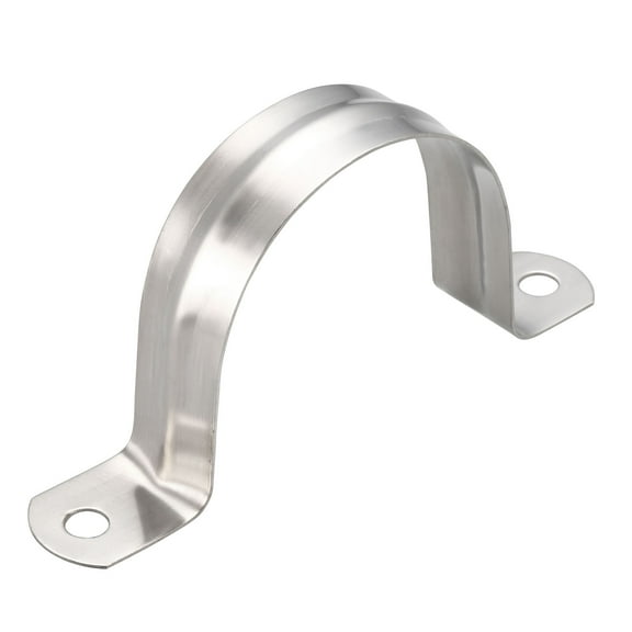 50mm Rigid Pipe Strap, 304 Stainless Steel, 2 Hole Clamps, 4 Pcs