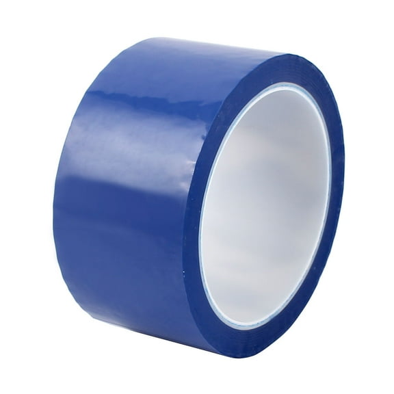 50mm Single Sided Strong Self Adhesive Tape 50M Length Logo Tape Blue