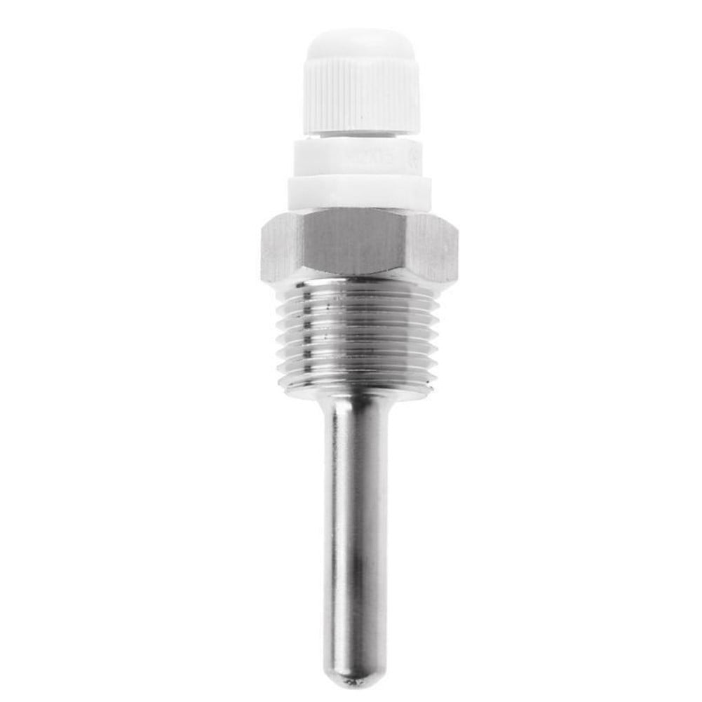 Stainless Steel Thermowell - 304 SS Weldless Sensor Sleeve For 1/2" BSP Thread, Up To 250°C & 2Mpa
