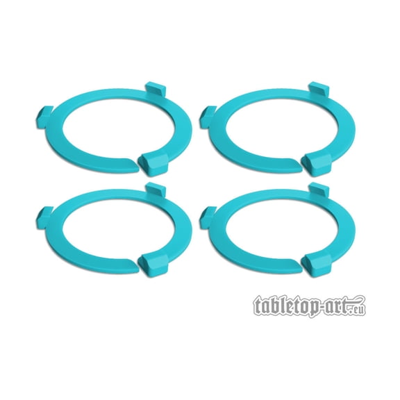 Tabletop Art 50mm Turquoise Markers (4) New