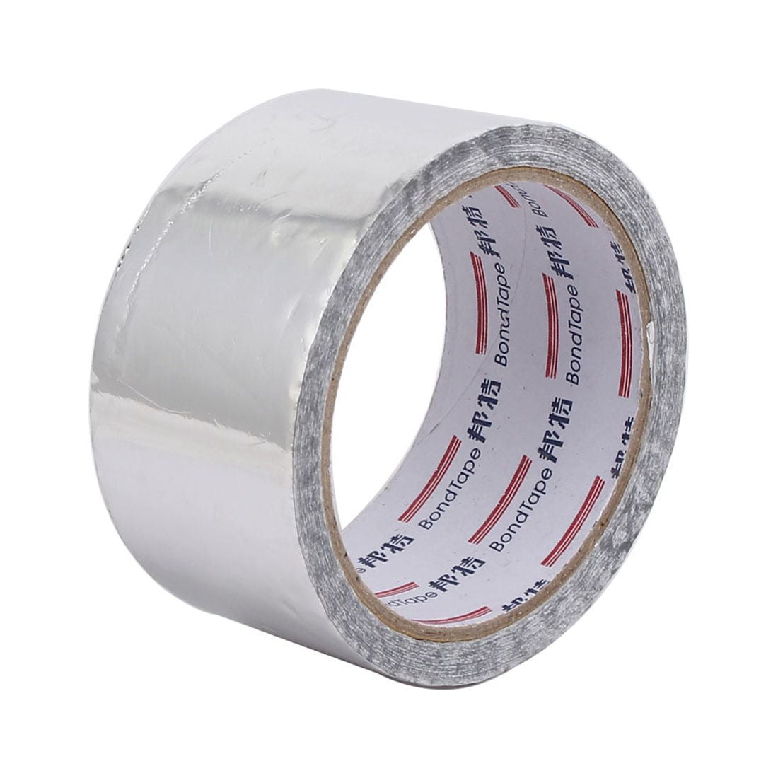 GTSE Wide Aluminum Foil Tape, 12 Rolls Bulk Contractors Pack, 4 Inches x 55 Yards (164 ft), Multi-Purpose Silver Metal Tape, Strong Adhesive, Full