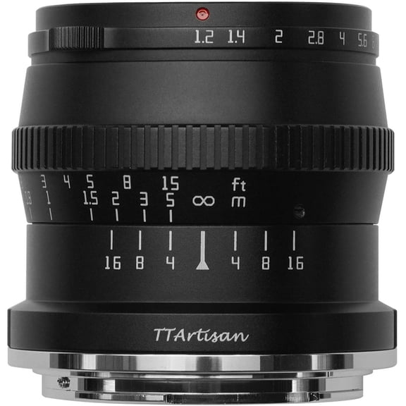 TTArtisan 50mm f/1.2 Lens for Nikon Z, Black