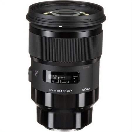 Sigma - Art 50mm f/1.4 DG HSM Lens for Sony E-Mount - Black