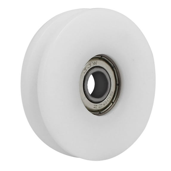 50mmx8mmx12mm Nylon U Groove Bearing Pulley Sliding Converyor Wheel