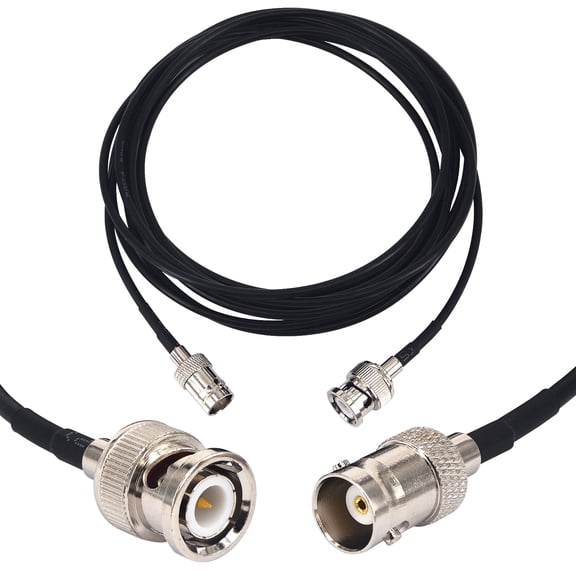 50ohms BNC Male to Female Cable 9.84ft BNC Male to BNC Female Cable RG174 BNC Coax Extension Cable Male to Female Jumper Cable for GPS Devices, Wireless Networking, RF Testing, RC Devices