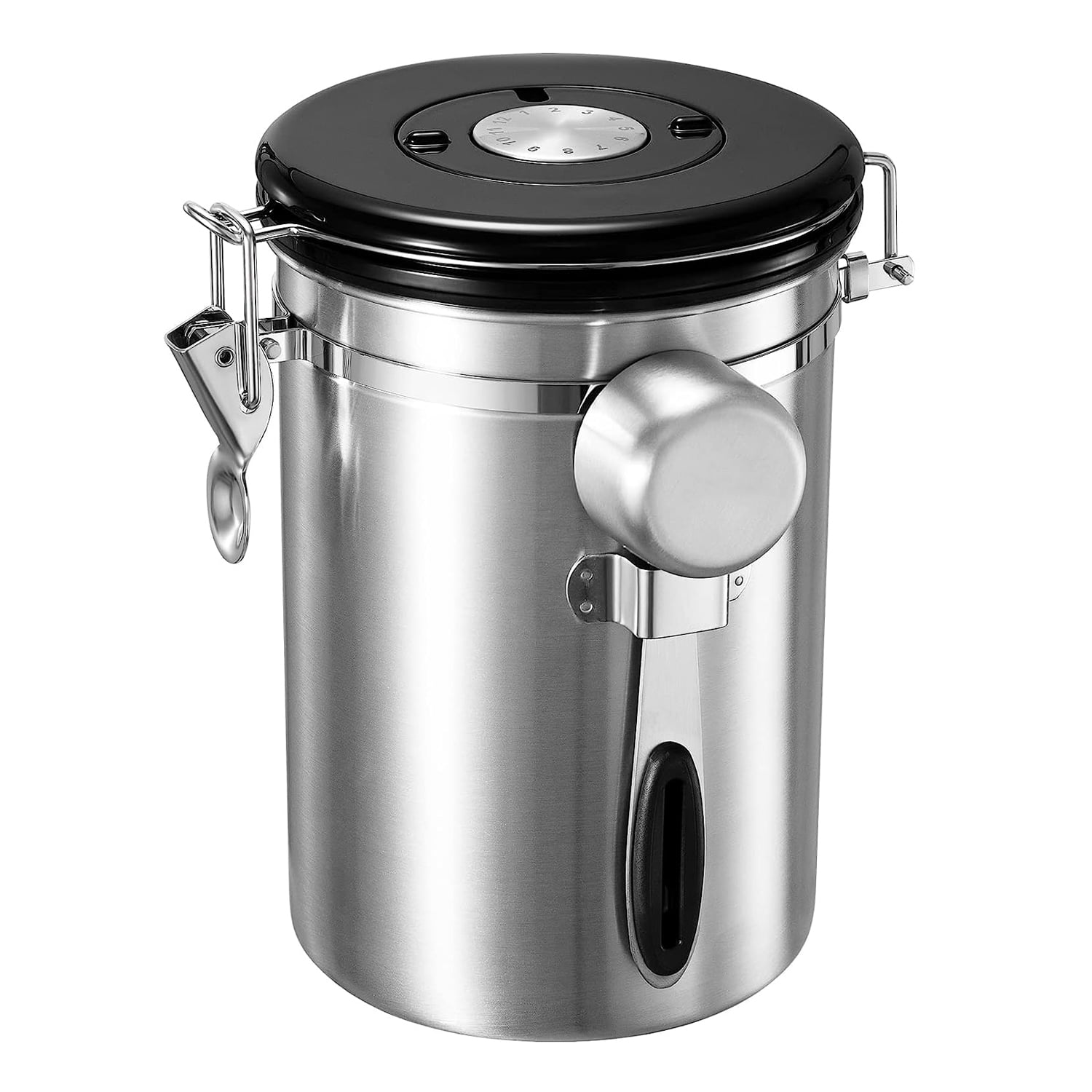 50oz Airtight Coffee Canister, Fresh Keep Stainless Steel Coffee