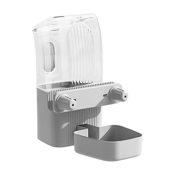 50oz Gravity Water Dispenser for Pets - Automatic Rabbit Water Bottle with Bowl, Leak-Proof Cage Mount Design for Dogs, Cats, Ferrets - Fits Wide-Mouth Cages & Crates