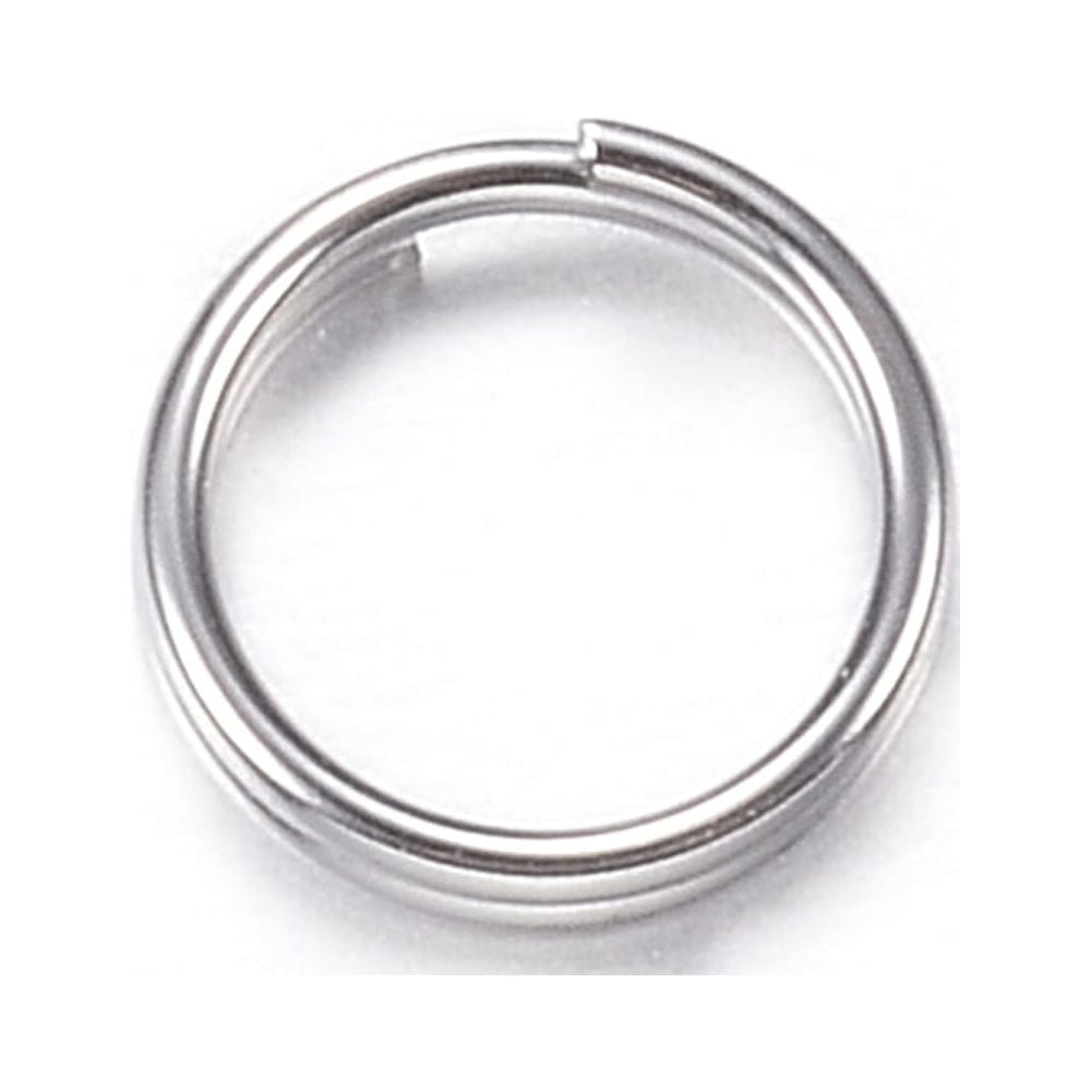 201 Stainless Steel Split Rings Double Loops Jump Rings Stainless Steel ...
