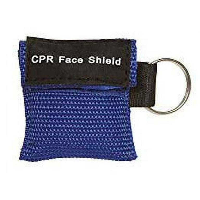 50pc CPR Mask Keychain Emergency Kit CPR Face Shields for First