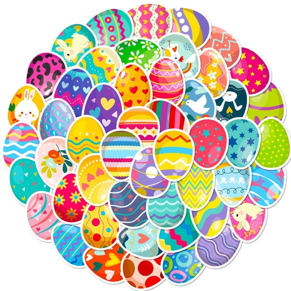50pc Easter Egg Cutout Name Tags For Easter Bulletin Board Classroom Party Decorations Easter Play Paper Cutouts For DIY Kids Crafts