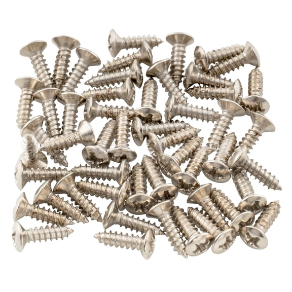 50pc Electric Guitars Pickguard Screws for Electric Guitar Bass Pickguard Fixation Suitable for Repair and Replacement