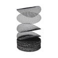 thumbnail image 1 of 50pc Round Drainage Hole Mesh Pad For Flower Pots, Preventing Soil Loss And Waterproofing, Plant Drainage Mesh Discs, Bottom Mesh Pads For Bonsai Pots, Gardeni, 1 of 5