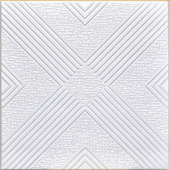 50pc of Malta White (20"x20" Foam) Ceiling Tiles - Covers About 135sqft$$Home Decor, Kitchen, & Other