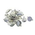 thumbnail image 1 of 50pc que Alloy Pin Brooch Settings Base 20mm Round brooch pin back, 1 of 8