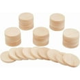 thumbnail image 1 of 50pcs 1.5 Inch Unfinished Wooden Craft Circle Cutouts Round Beech Wood Thick Circles Slices Blank Wood Ornaments Decoration for Arts DIY Crafts Projects Painting Engraving Carving Supplies, 1 of 9