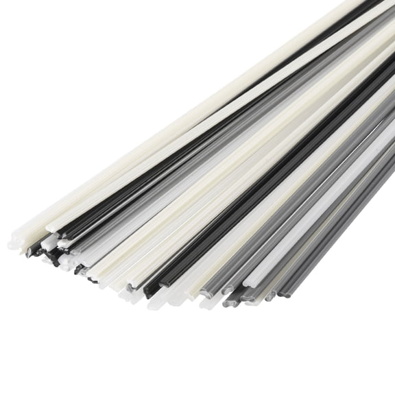 50Pcs 10 Inch Plastic Welding Rods PP/PE/ABS Welding Strips Welder Rods for Plastic Welder,Car Bumper,Welding