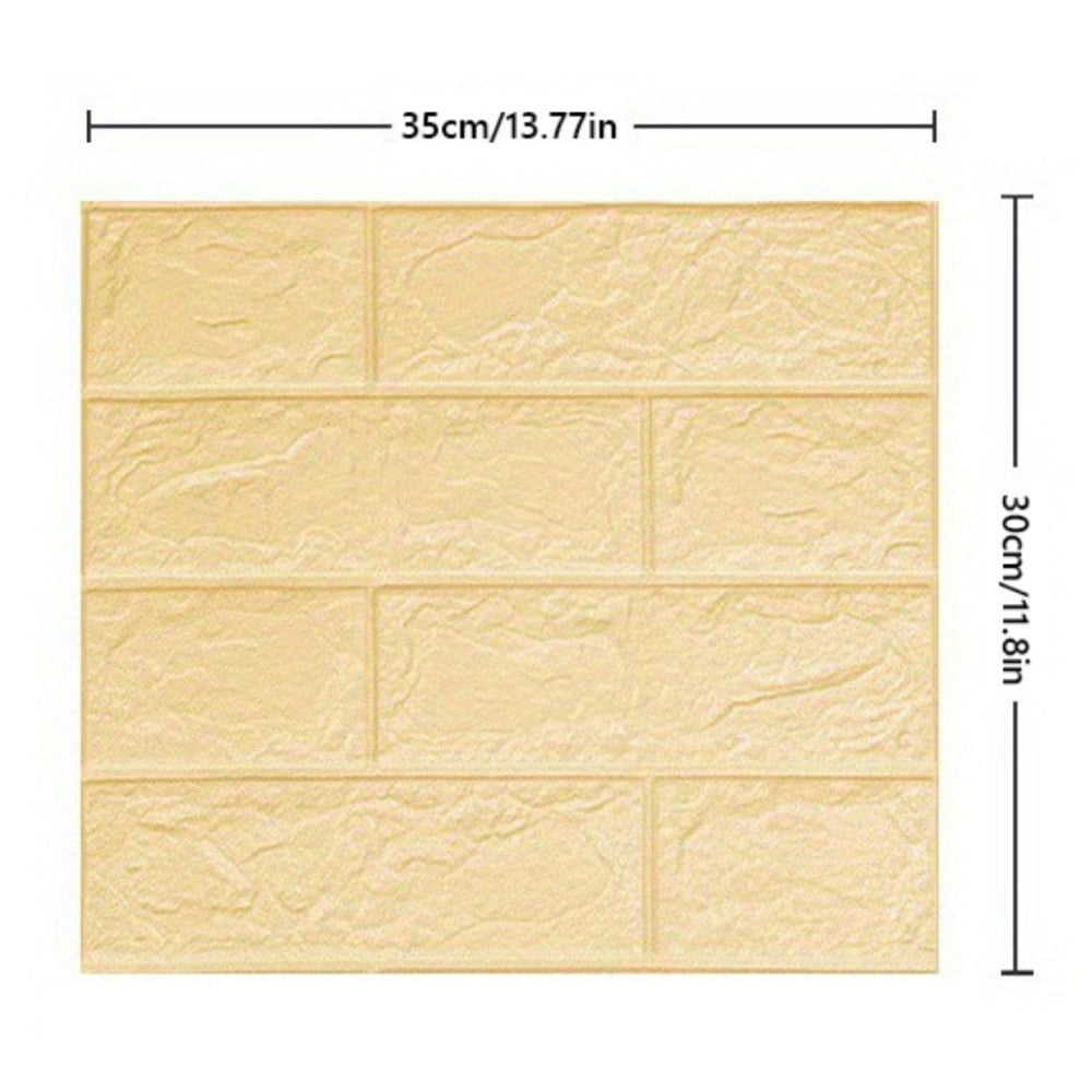50pcs/100pcs 3D Wood Grain Wall Tile Stickers – Self-Adhesive, Waterproof, Shock-Resistant Ceiling & Wall Panels, Easy to Clean and Cut, for Kitchen, Living Room, Bathroom, Hallway