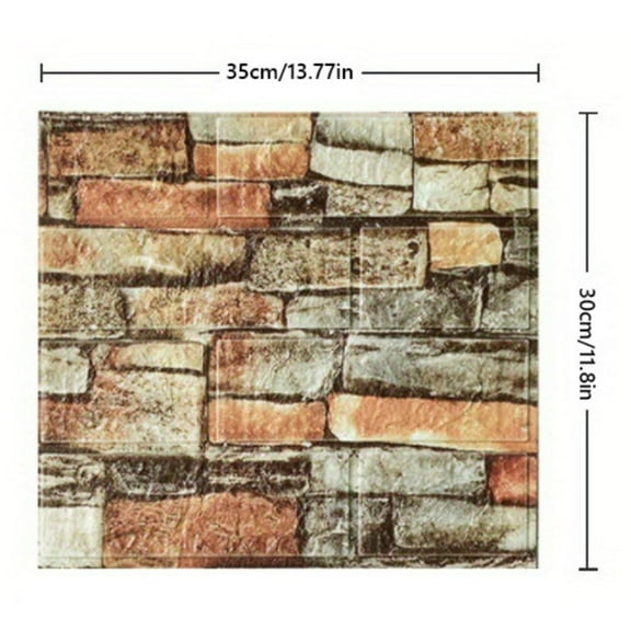 50pcs/100pcs 3D Wood Grain Wall Tile Stickers – Self-Adhesive, Waterproof, Shock-Resistant Ceiling & Wall Panels, Easy to Clean and Cut, for Kitchen, Living Room, Bathroom, Hallway