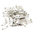 thumbnail image 1 of 50pcs 2.5cm Brooch Base Back Bar Pins Clasp For Findings, 1 of 1