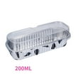 thumbnail image 1 of 50pcs 200ml Rectangular Aluminum Foil Baking Boxes Disposable Dessert Mold Baking Pans Bakeware, 1 of 4