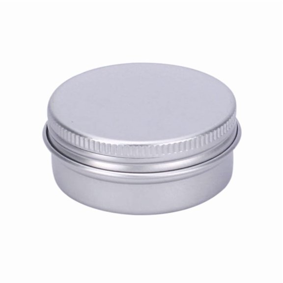 50pcs 20ml Round Aluminium Tin Cans Aluminium Jar Storage Containers for Cosmetic Candles Candies with Screw Top Lid 3.9x2cm Capacity: 20ml(0.67 fl. oz)