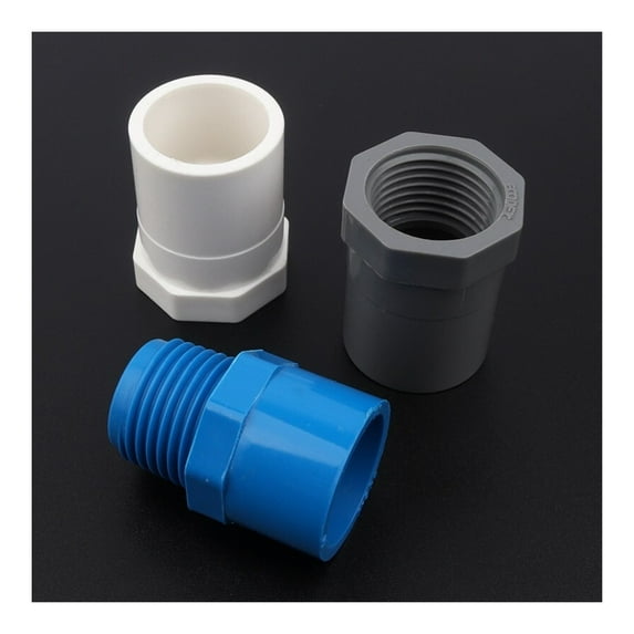 50pcs 25mm~3/4" Female/Male Thread PVC Pipe Connectors Garden Irrigation System Water Pipe Connector Kitchen Faucet Tube Joints
--------
,Leak Free Connections