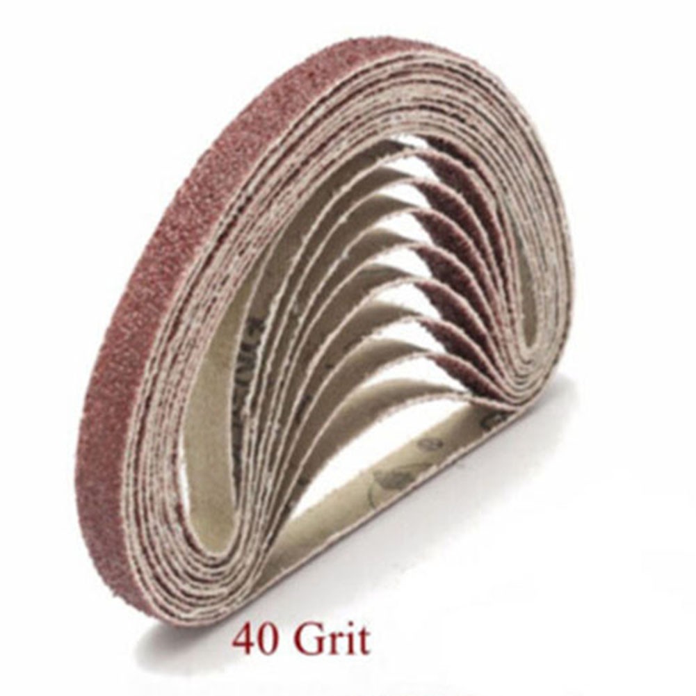 50pcs 330mm x 10mm Abrasive Sanding Belts for Wood and Metal Polishing