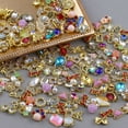 thumbnail image 1 of 50pcs 3D Acrylic Nails Charms for Mix Styles Rhinestones for Nails Metal Nail Jewels for Nail Art Shiny Zircon Nail Rhinestones Alloy Nail Charm Pearl Nail Gems Cute Charms for Nails Design, 1 of 5