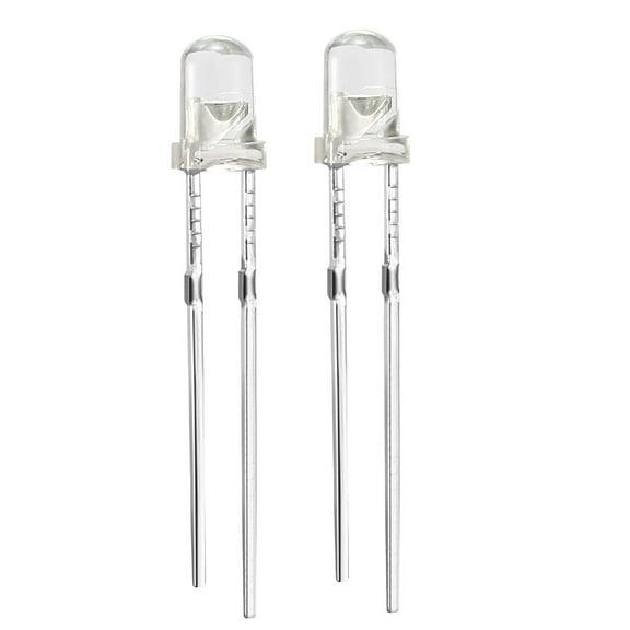 50pcs 3mm Green Diode Lighting Electronics Component Emitting Light 2.8-3.2V
