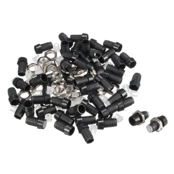 50pcs 3mm Lamp Holder Light Bulb Socket for Light-emitting Diode Lighting