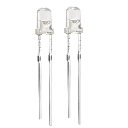 50pcs 3mm Purple Diode Light Electronic Component Emitting Light 3.2-3.6V